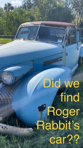2.9K views · 93 reactions | Did we find the real Roger Rabbit car in Florida??? … #cadillac #classiccadillac #classiccaddy #classiccars #classiccarspotting #vintagecar #vintagecaddy #vintagecadillac #vintagecarsdaily #vintagecarspotting #florida #epcot #rogerrabbit #roadrunnerclassics #not4x4 #notforme #whyisitthatrusty | Roadrunner Classics | Facebook