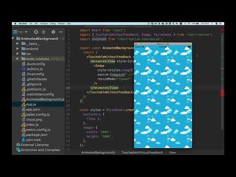 React Native Background Loop Animation