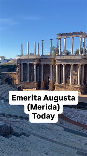 Danyla Loginov | “HISTORY IN 3D” on Instagram: "Today I’ve visited Merida (Emerita Augusta)✌️ I really wanted to visit this city. Roman bridge, aqueducts, baths, the Temple of Diana, the forum, the amphitheater, the circus, and finally, one of the best-preserved theaters of the ancient world ❤️"