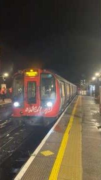 Metropolitan Line S8 stock train arriving at Amersham
