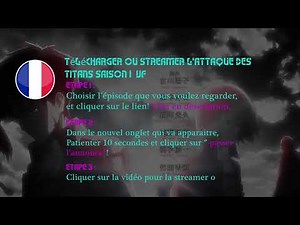 Attaque des Titans Saison 1 VF!!! Streaming et téléchargement GRATUIT!!!