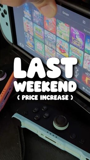 Switch 2 price goes up $50! #switch2 #nintendo #gaming #videogames #handheldconsole