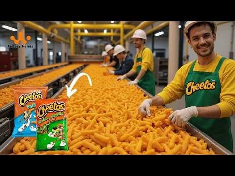 Inside the Cheetos Factory: From Raw Corns to Crispy Cheetos (Full Process)