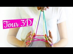 3D Tower - String Figure - French Tutorial - Easy