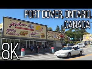 Port Dover, Ontario, Canada - Walking Tour in 8k