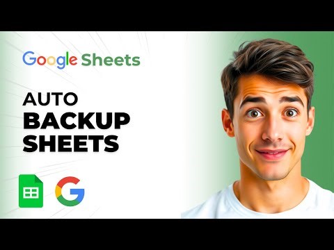 How To Schedule Automatic Backups Of Your Google Sheets (Easiest Way) (2026 Guide)