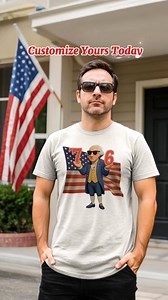 Honor America's history and celebrate Independence Day with humor and love. Celebrate with your tribe.🇺🇸🤝 #macorner #shirt #independenceday #familyspirit #americanhistory | Macorner
