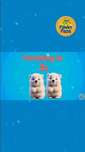 Counting in 2s with Baby Polar Bears 🐻‍❄️ | Skip Counting by 2 for Kids