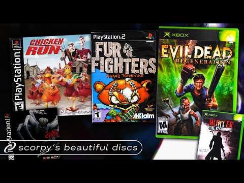 Chicken Run (PS1), Fur Fighters (PS2), & Evil Dead (Xbox) - SCORPY'S BEAUTIFUL DISCS #46