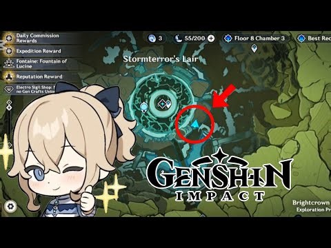 Hidden Chest at the Stormterror's Lair | GENSHIN IMPACT Version 5.8 #genshin #genshinimpact