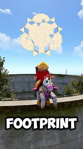 Rust egg footprint 3 bunkers (Easy to build) #builder #rust #rustgame