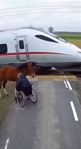🐎 Seconds Before Impact — A Horse Becomes an Unexpected Hero