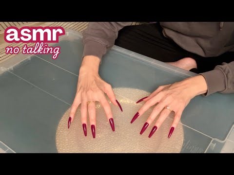 ASMR 🩶 Plastic Lid Tapping Only!! 
