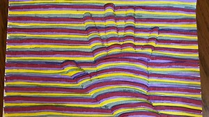 Trace Your Kid’s Hand to Make 3-D Art