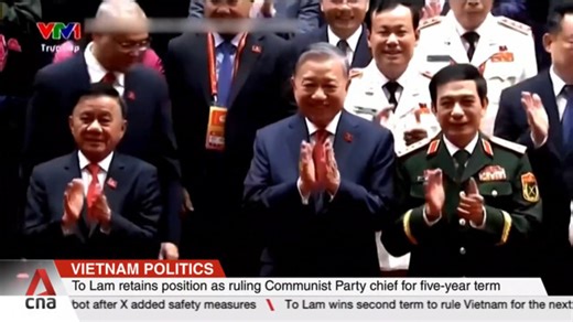 Vietnam's To Lam re-elected as Communist Party chief for next five years