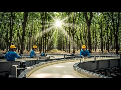 Inside the Rubber Factory – How Natural Latex Becomes Industrial Products (Industry Secrets)