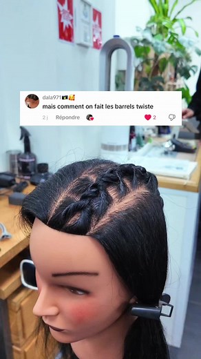 Tuto Coiffure: Barrel Twist x2