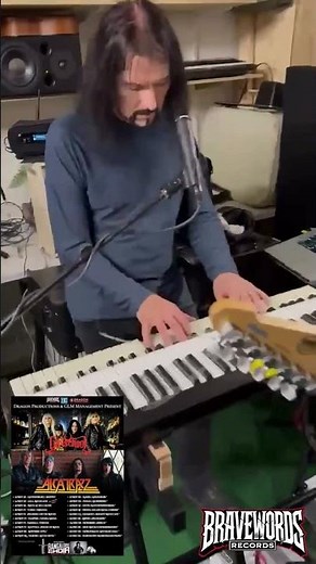 ALCATRAZZ in the studio rehearsing for the tour.