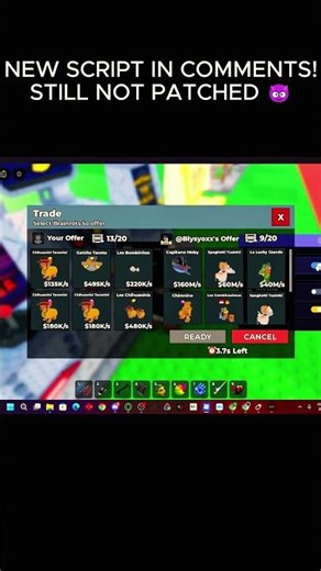 Trading machine steal a brainrot OP script #roblox #sab #script #stealabrainrot #tradingmachine