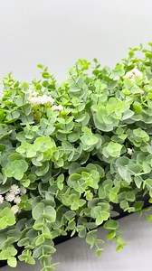 Artificial Greenery in Black Wooden Vase, Faux Eucalyptus Centerpiece for Dining Table, Long Planter Arrangement, Spring & Summer Home Decor - Etsy