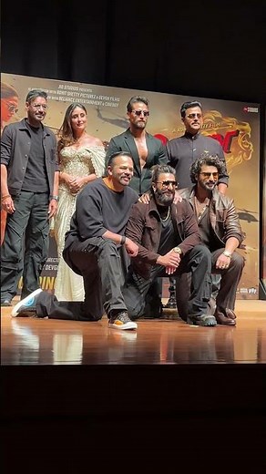 Kareena Kapoor, Ajay Devgn, and Arjun Kapoor at Singham Returns Trailer Launch Event #kareena