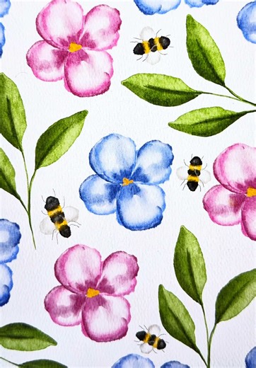 Easy Bumble Bee Drawing Tutorial on Procreate