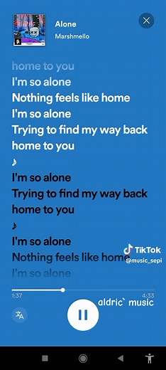 alone by -marshmello #bissmillah #rame #fypシ #fyp #full #music #xcbya | alone marshmello