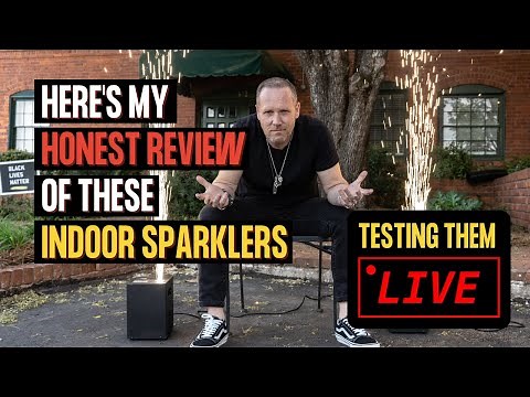 Here's My Honest Review of These Indoor Sparklers