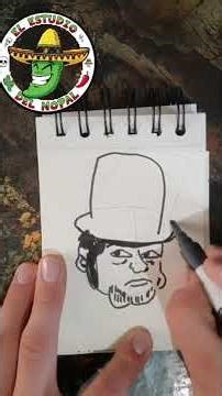 HAT NOIR 🎩🌑 | Elegant Drawing | Study of the Nopal Cactus