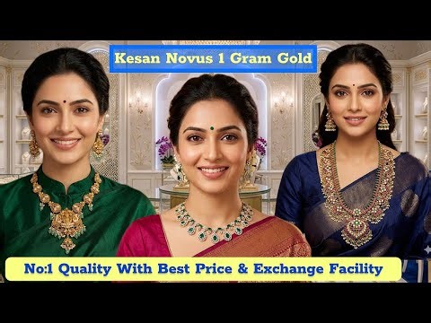 LIVE jewellery SALE exclusive SATURDAY special ( WHOLESALE Prices ) by KESAN NOVUS in 1 gram Gold
