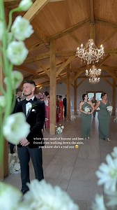 165K views · 11K reactions | If you think you can keep it together at your best friend’s wedding… just wait until you have to walk down the aisle.凉  @bridesofsocial #wedding #weddingceremony #bridesmaid #moh | Bridebook - The No.1 Wedding Planning App | Facebook