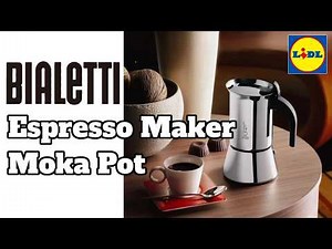 Lidl Bialetti 4 Cup Moka Pot Demo ☕ Testing Lidl DELUXE Coffee Blends