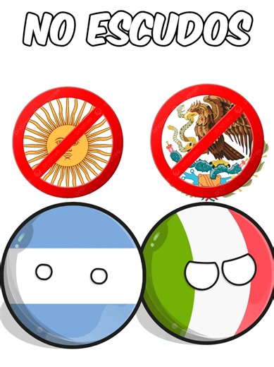 NO HAY ESCUDOS!!! #countryballs