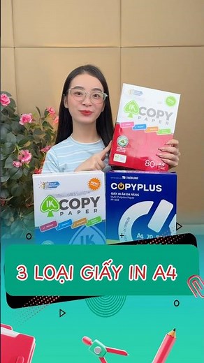3 loại giấy in A4 bạn có thể lựa chọn tại Thiên Long #thienlongshop #giayina4