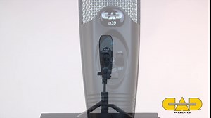 CAD Audio USB U39 Large Diaphragm Cardioid Condenser Microphone with Headphone Output