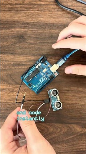 Built a real time distance sensor with Arduino in under 5 minutes