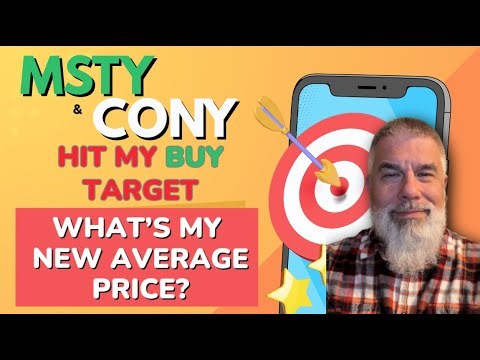 YieldMax MSTY Purchase & Spreadsheet Update