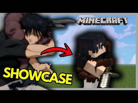 Become Toji Fushiguro from Jujutsu Kaisen in Minecraft || Minecraft Bedrock Edition Showcase