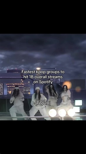 Part 1 | Fastest kpop groups to hit 1B overall streams on Spotify | #kpopfyp #foryoupage #kpopfacts #fyp
