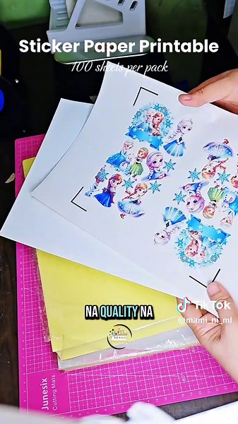 Sticker Paper for Crafts: Glossy and Matte Options