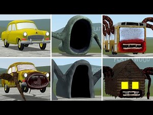 OLD AND NEW UPDATE: CAR EATER, THE BLOOP, BUS EATER, HOUSE HEAD, TRAIN EATER IN GMOD !!