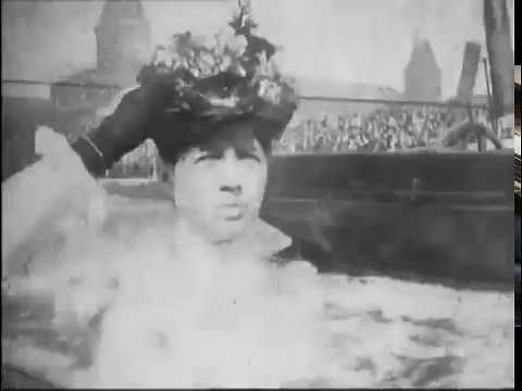 The First Disaster Film - The Launch of H M S Albion 1898 Robert W Paul