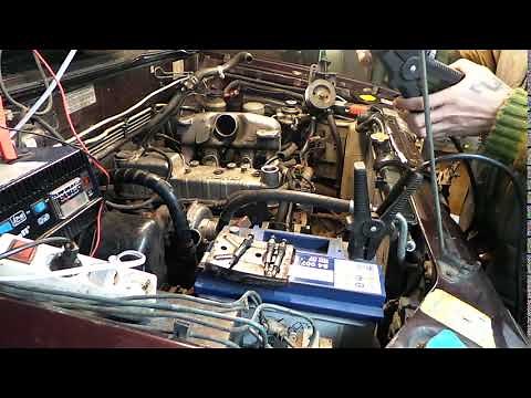 Isuzu Trooper 3.1TD 4JG2 Glow plug test.