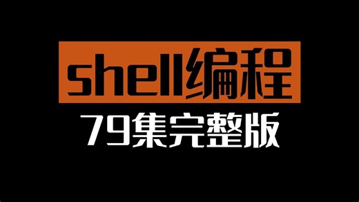 【79 集】2025 Linux Shell 编程精讲：从入门到精通（最新版）