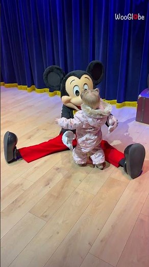 Toddler Heartwarming Scene: Mickey Mouse Magic Moment || WooGlobe