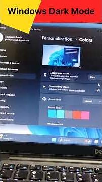 Protect Your Eyes with Windows Dark Mode 👀