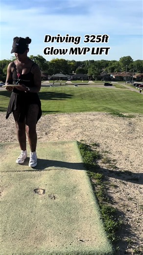 Disc golf drive with Glow MVP LIFT — 325ft birdie