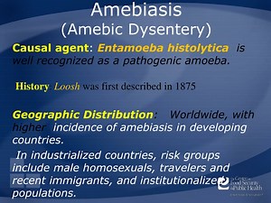 Amebiasis (Amebic Dysentery) - SlideServe