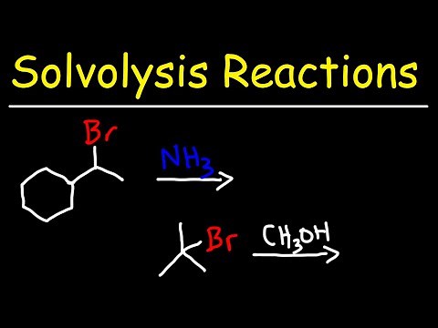 Solvolysis Reactions With Stereochemistry - SN1 Mechanism