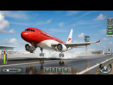 Real Pilot Experience! Flight Simulator 3D 2026 Android Gameplay